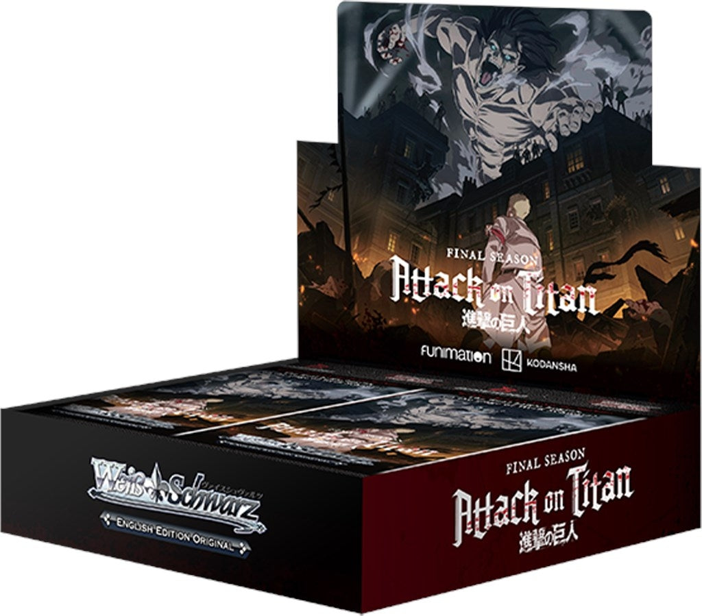 Image for Attack On Titan: Final Season Booster Box - Weiss Schwarz