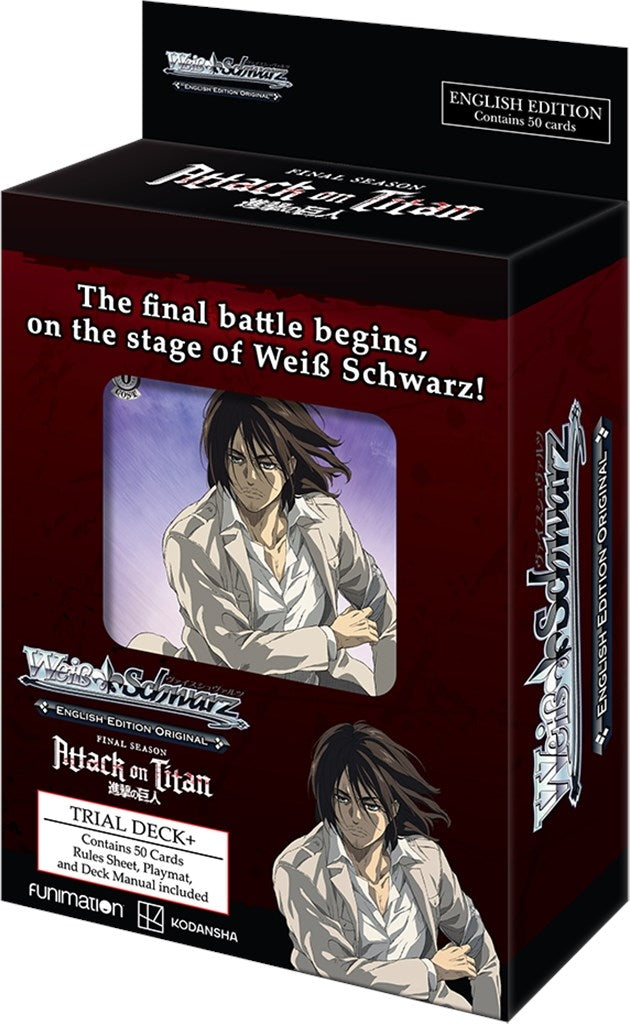 Image for Attack on Titan: Final Season Trial Deck+ - Weiss Schwarz