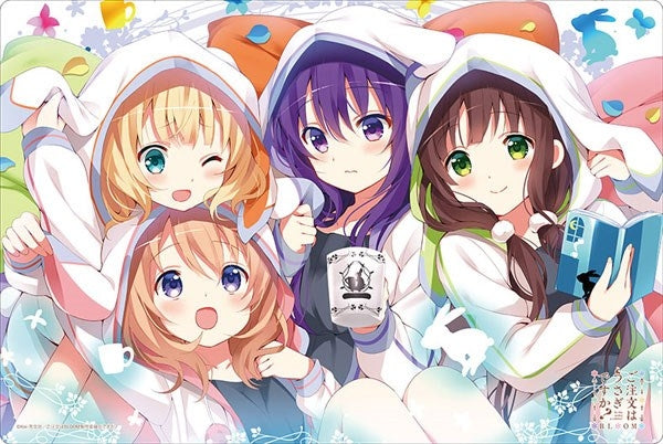 Image for Bushiroad Rubber Mat Collection V2 Vol.289 Is the order a rabbit? BLOOM - Cocoa, Syaro, Rize, Chiya - Playmats