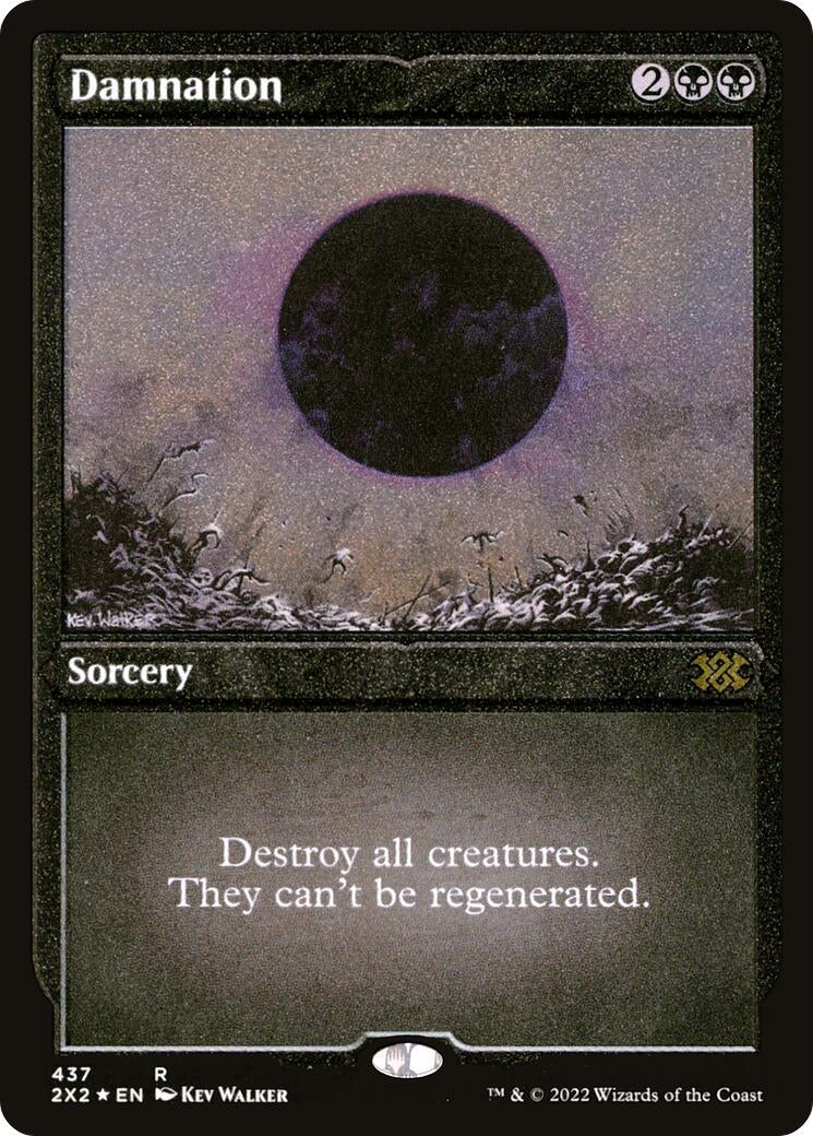 Damnation (Foil Etched) (437) (Double Masters 2022)