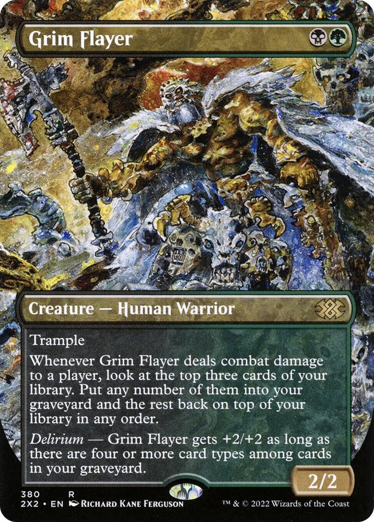 Grim Flayer (Borderless) (380) (Double Masters 2022)