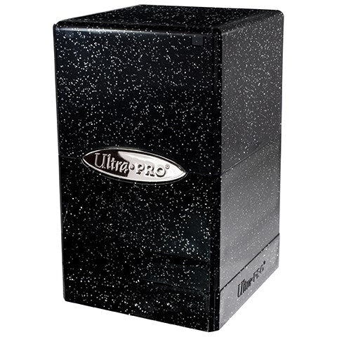 Image for Satin Tower - Glitter Black - Deck Boxes
