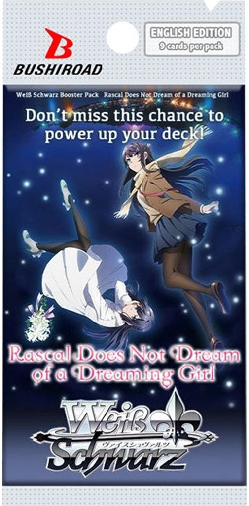 Image for Rascal Does Not Dream of a Dreaming Girl Booster Pack - Weiss Schwarz