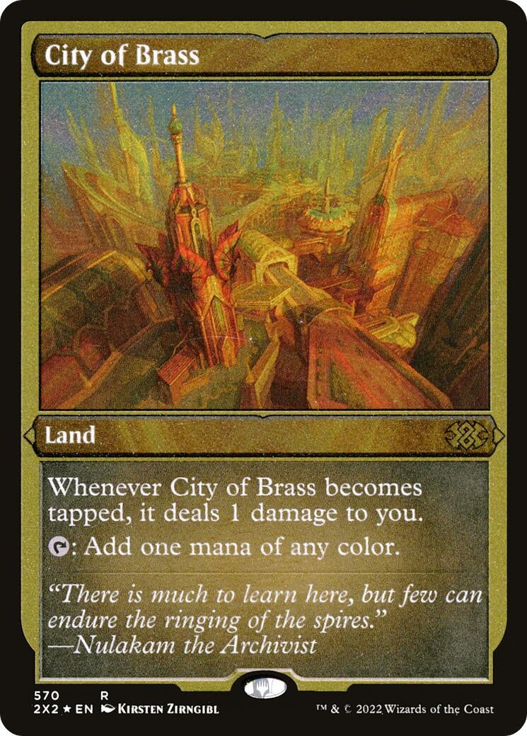 City of Brass (Foil Etched) (570) (Double Masters 2022)