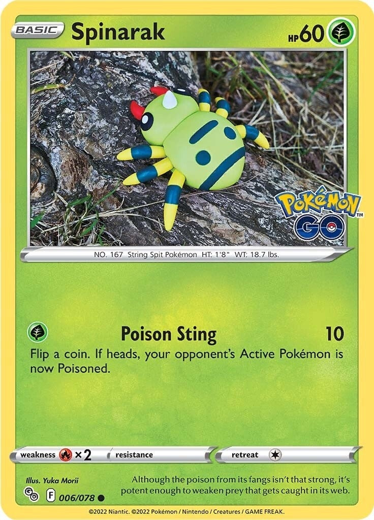 Image for Spinarak (006/078) (Pokemon GO) (PGO) - Pokemon