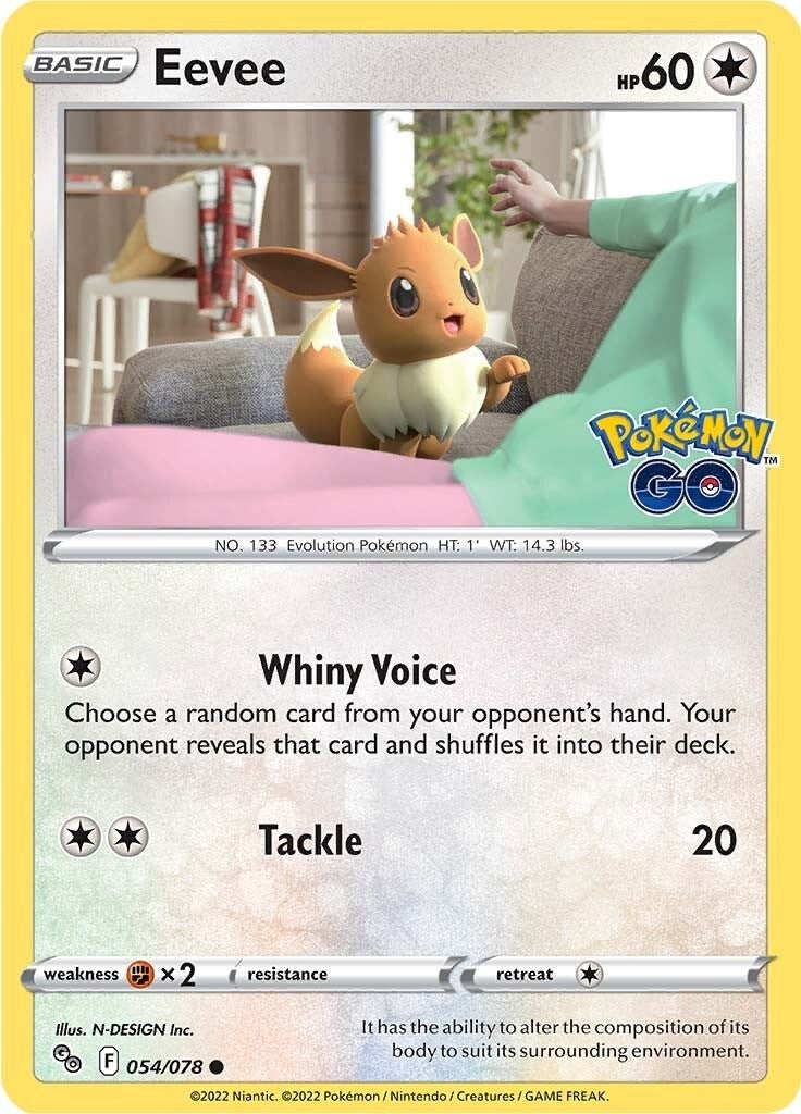 Image for Eevee (054/078) (Pokemon GO) (PGO) - Pokemon