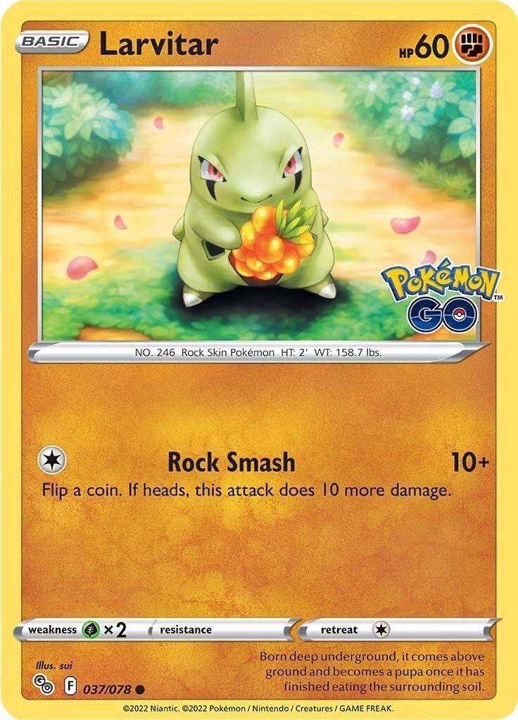 Image for Larvitar (037/078) (Pokemon GO) (PGO) - Pokemon