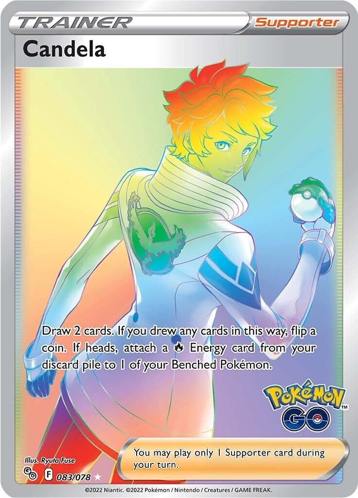 Image for Candela (Secret) (083/078) (Pokemon GO) (PGO) - Pokemon