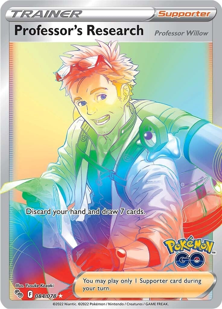 Image for Professor's Research [Professor Willow] (Secret) (084/078) (Pokemon GO) (PGO) - Pokemon