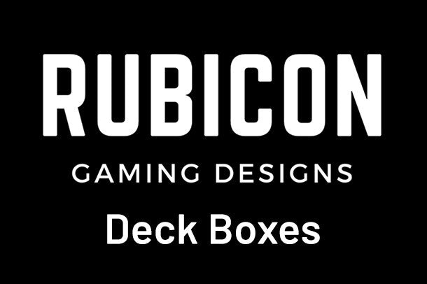 Image for Rubicon Deck Box (Black/Red) - Deck Boxes