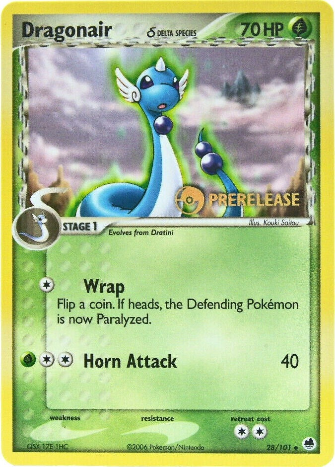Image for Dragonair (Delta Species) - 28/101 (Prerelease) (28/101) (Nintendo Promos) (PR) - Pokemon