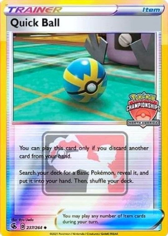 Image for Quick Ball - 237/264 (North America Championships) (237/264) (League & Championship Cards) (PR) - Pokemon