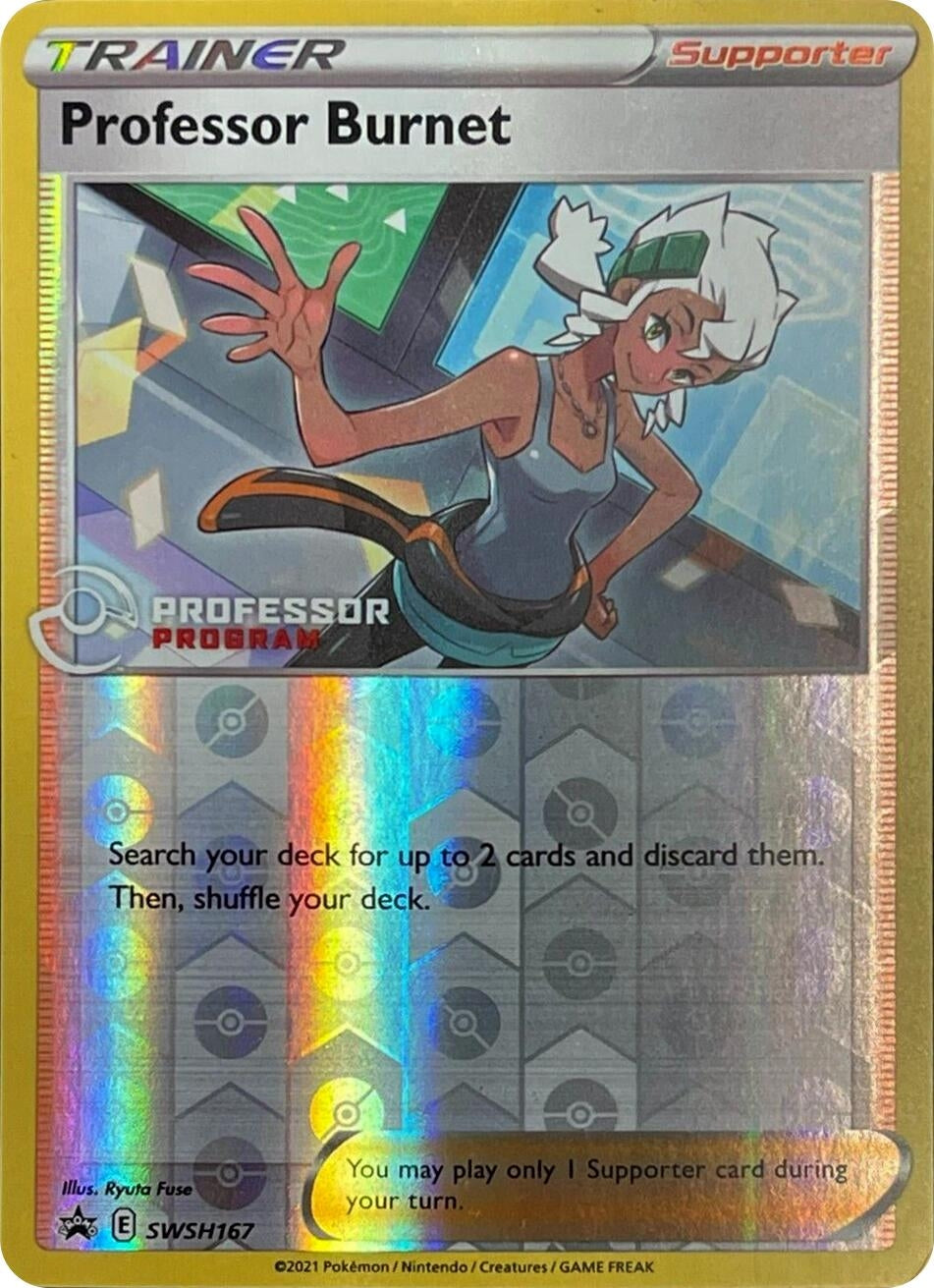 Image for Professor Burnet - SWSH167 (2021) (SWSH167) (Professor Program Promos) (PPP) - Pokemon