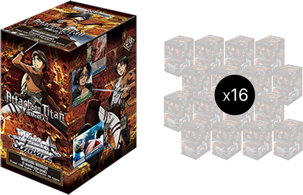 Image for Attack On Titan Booster Box Case - Weiss Schwarz