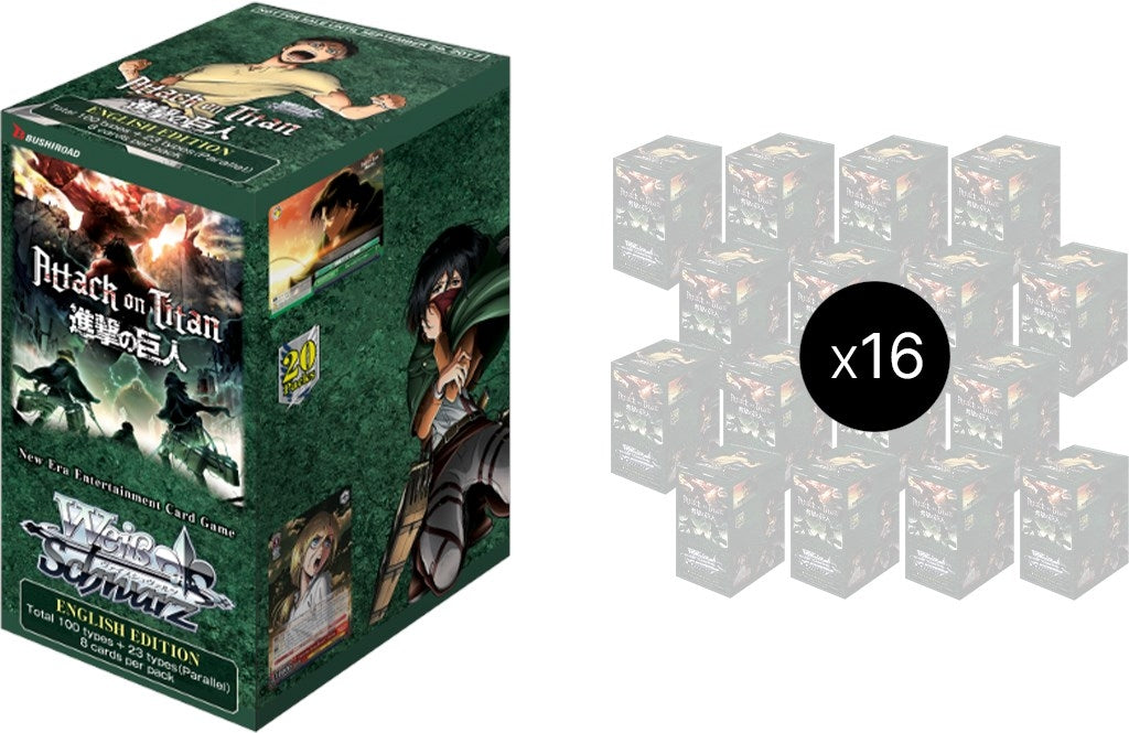 Image for Attack on Titan Vol. 2 Booster Box Case - Weiss Schwarz