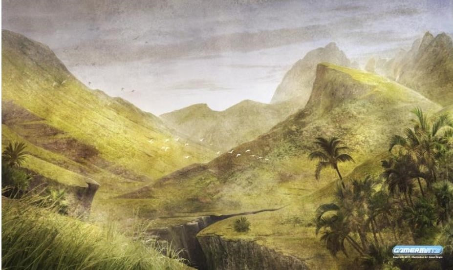 Image for GamerMats Playmat - Plains (Premium Black Stitched) - Playmats