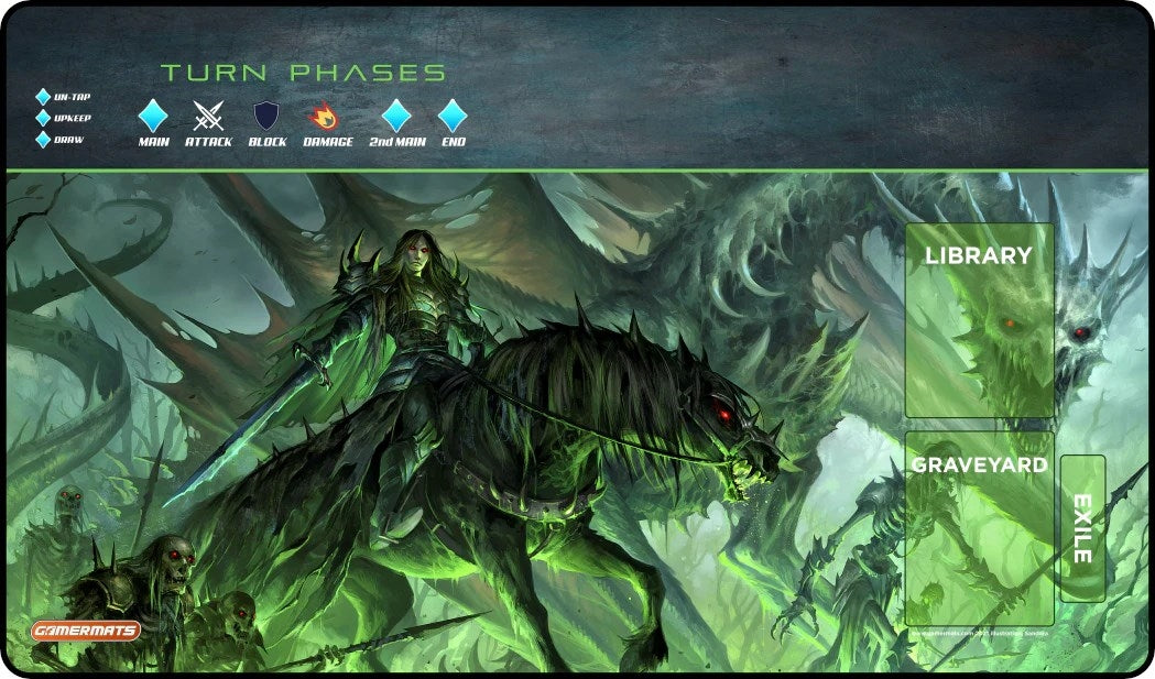 Image for GamerMats Playmat - Army of the Dead with Magic Compatible Zones - Playmats
