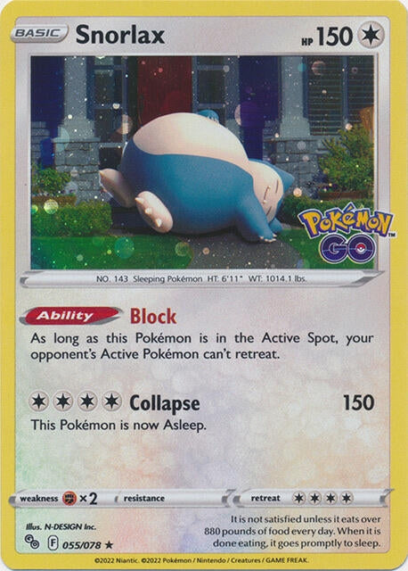 Image for Snorlax - 55/078 (Cosmos Holo) (055/078) (Miscellaneous Cards & Products) (MCAP) - Pokemon