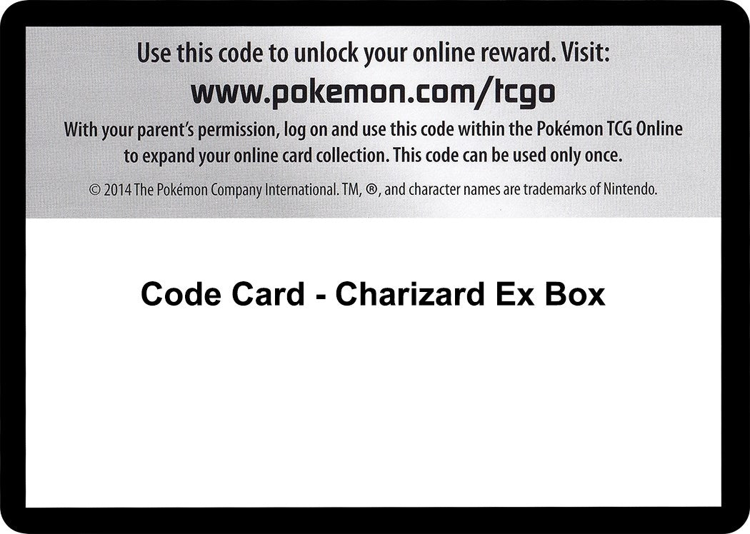 Image for Code Card - Charizard EX Box (XY - Evolutions) (EVO) - Pokemon