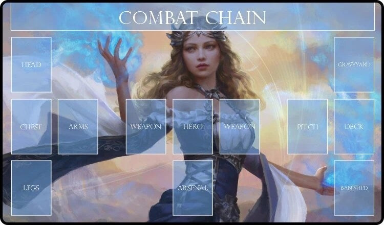 Image for GamerMats Playmat - Blue Mage Flesh and Blood Compatible Zone Mat - Playmats
