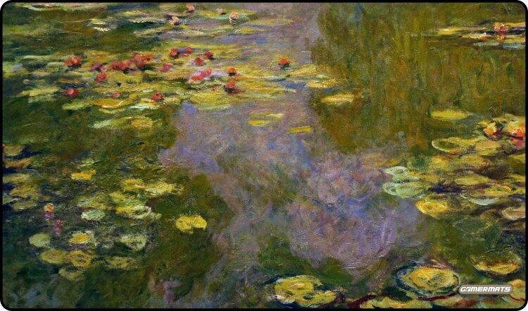 Image for GamerMats Playmat - Water Lilies (Premium White Stitched) - Playmats