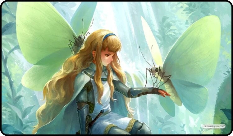 Image for GamerMats Playmat - Moth Knight (Premium White Stitched) - Playmats