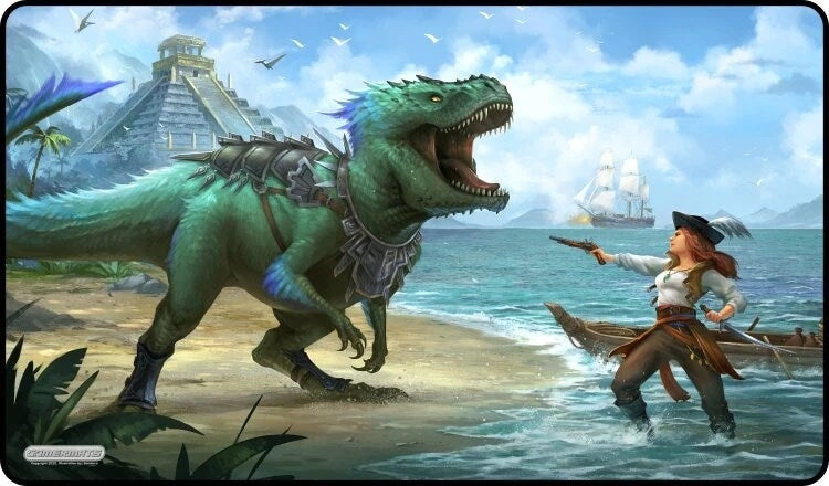 Image for GamerMats Playmat - Dinosaur vs Pirate - Playmats