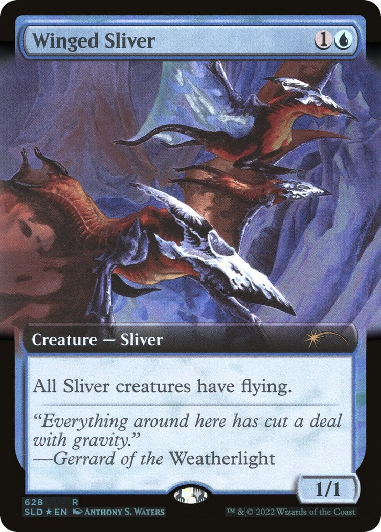 Winged Sliver (Extended Art) (628) (Secret Lair Drop Series)
