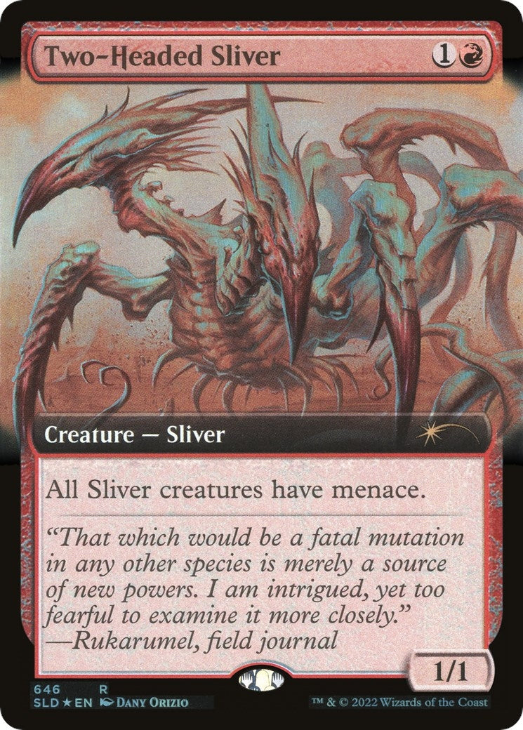 Two-Headed Sliver (Extended Art) (646) (Secret Lair Drop Series)