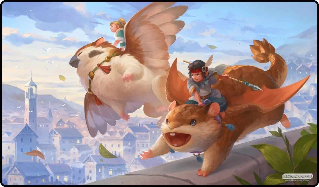 Image for GamerMats Playmat - Rooftops (Premium Black Stitched) - Playmats