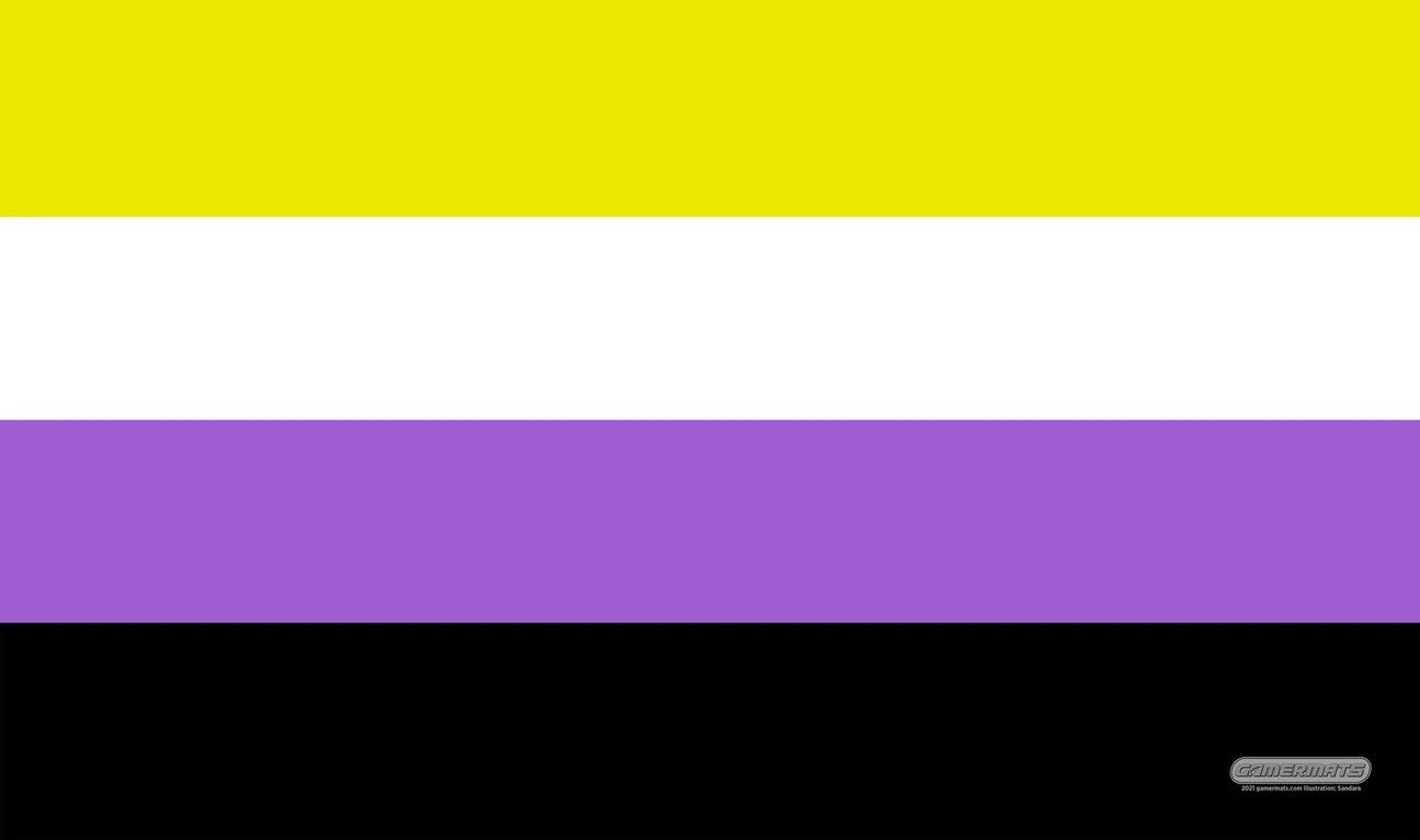 Image for GamerMats Playmat - Non-Binary Pride Flag - Playmats