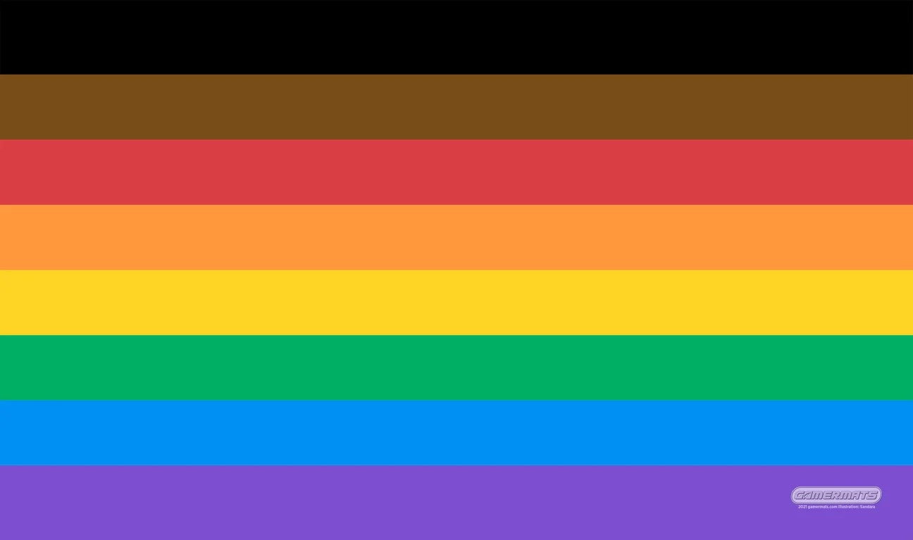 Image for GamerMats Playmat - Intersectional Pride Flag - Playmats