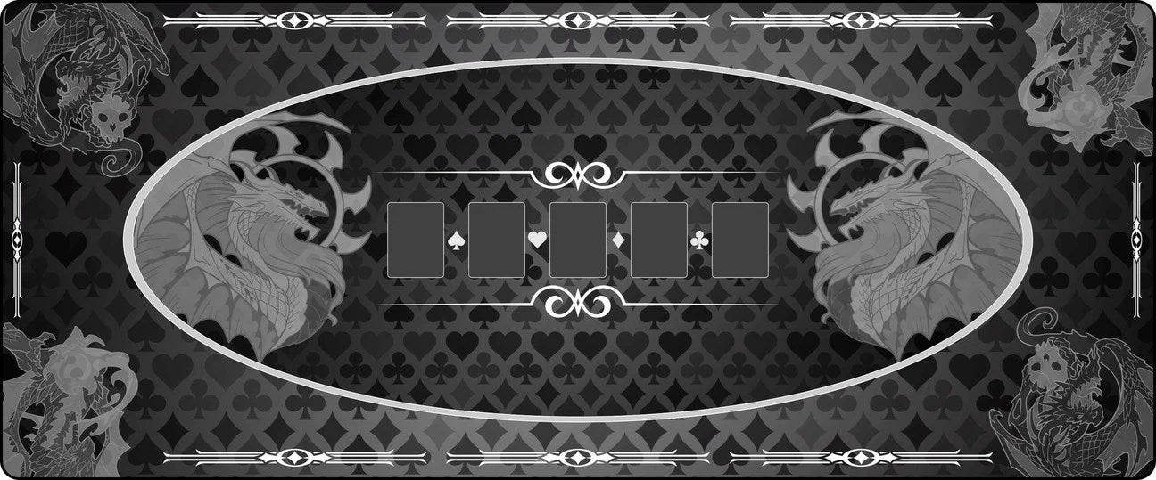 Image for Classy Dragons Poker Mat - Tablemat - Playmats