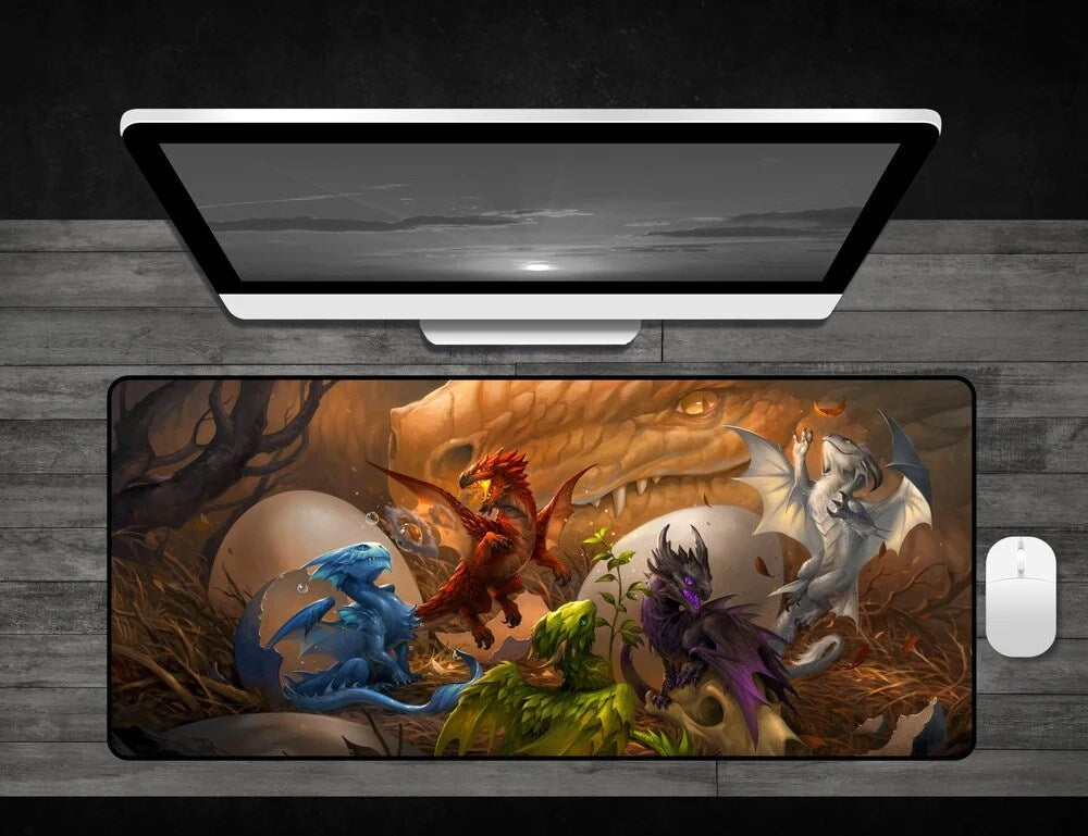 Image for Baby Dragons - Deskmat - Playmats