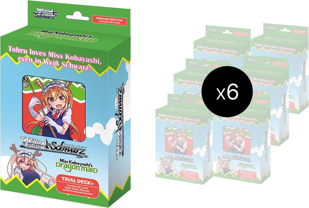 Image for Miss Kobayashi's Dragon Maid Trial Deck+ Display - Weiss Schwarz