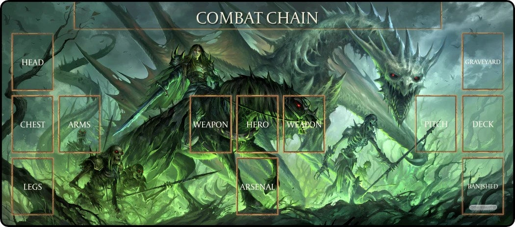 Image for Army of the Dead Flesh and Blood Compatible Zone Mat - Deskmat - Playmats