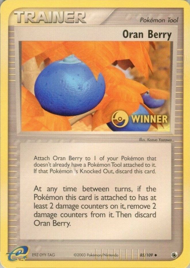 Image for Oran Berry - 85/109 [Winner] (085/109) (League & Championship Cards) (PR) - Pokemon