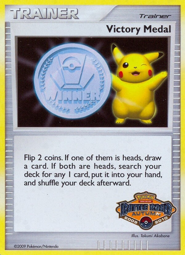 Image for Victory Medal - 2009-2010 (Battle Road Autumn) (League & Championship Cards) (PR) - Pokemon