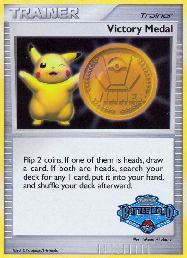 Image for Victory Medal - 2009-2010 (Battle Road Spring) (League & Championship Cards) (PR) - Pokemon