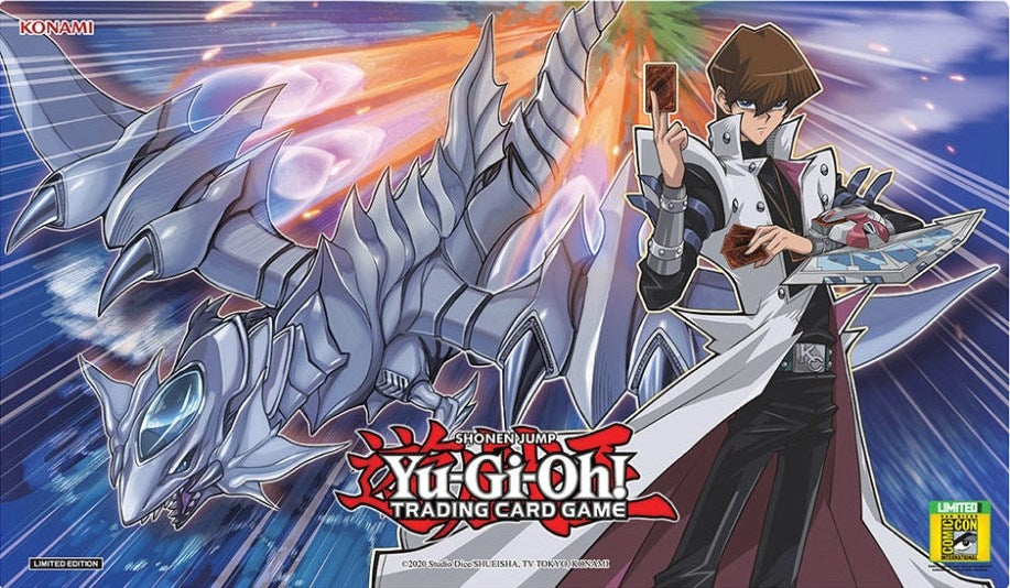 Image for Yu-Gi-Oh! 2022 San Diego Event Limited Edition Game Mat - Kaiba & Blue-Eyes Jet Dragon - Playmats