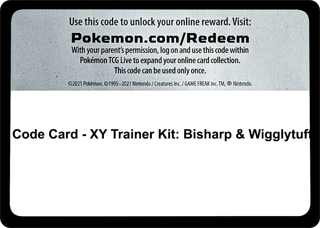 Image for Code Card - XY Trainer Kit: Bisharp & Wigglytuff (XY Trainer Kit: Bisharp & Wigglytuff) (PR) - Pokemon