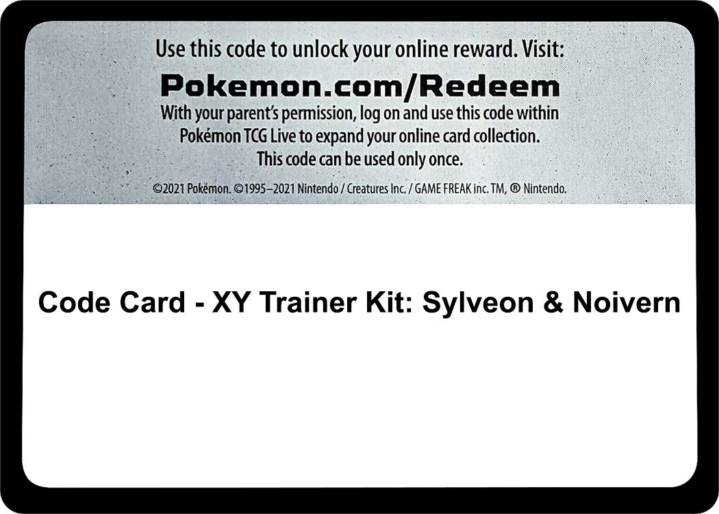 Image for Code Card - XY Trainer Kit: Sylveon & Noivern (XY Trainer Kit: Sylveon & Noivern) (PR) - Pokemon