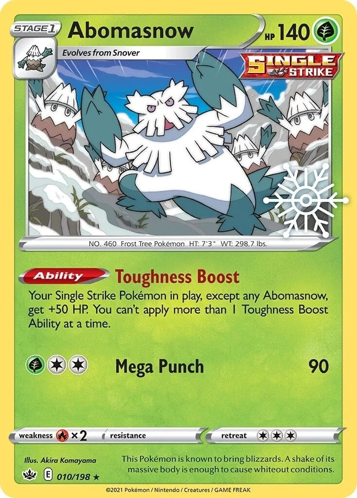 Image for Abomasnow - 010/198 (Holiday Calendar) (010/198) (Miscellaneous Cards & Products) (MCAP) - Pokemon