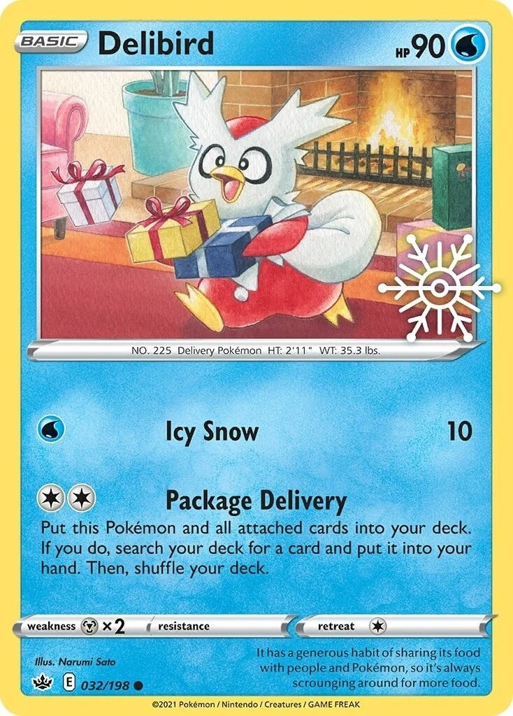 Image for Delibird - 032/198 (Holiday Calendar) (032/198) (Miscellaneous Cards & Products) (MCAP) - Pokemon