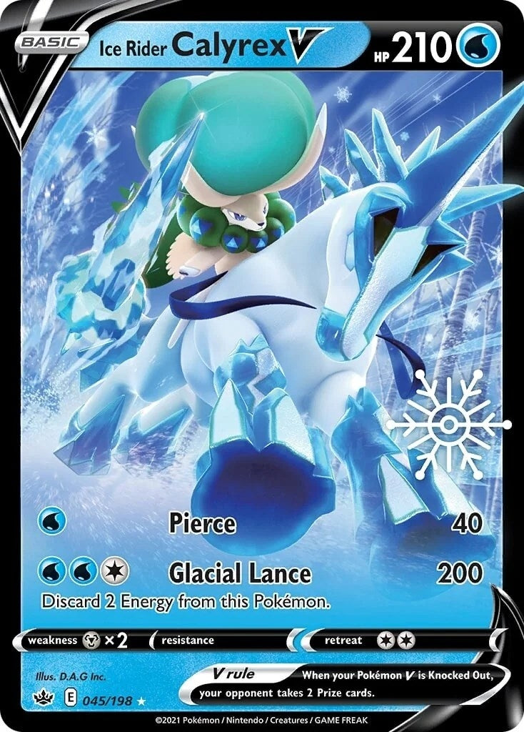 Image for Ice Rider Calyrex V - 045/198 (Holiday Calendar) (045/198) (Miscellaneous Cards & Products) (MCAP) - Pokemon