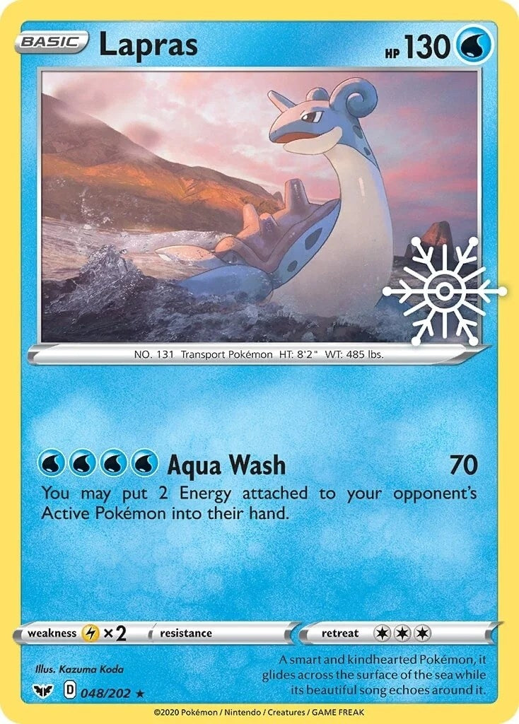 Image for Lapras - 048/202 (Holiday Calendar) (048/202) (Miscellaneous Cards & Products) (MCAP) - Pokemon