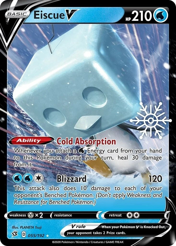 Image for Eiscue V - 055/192 (Holiday Calendar) (055/192) (Miscellaneous Cards & Products) (MCAP) - Pokemon