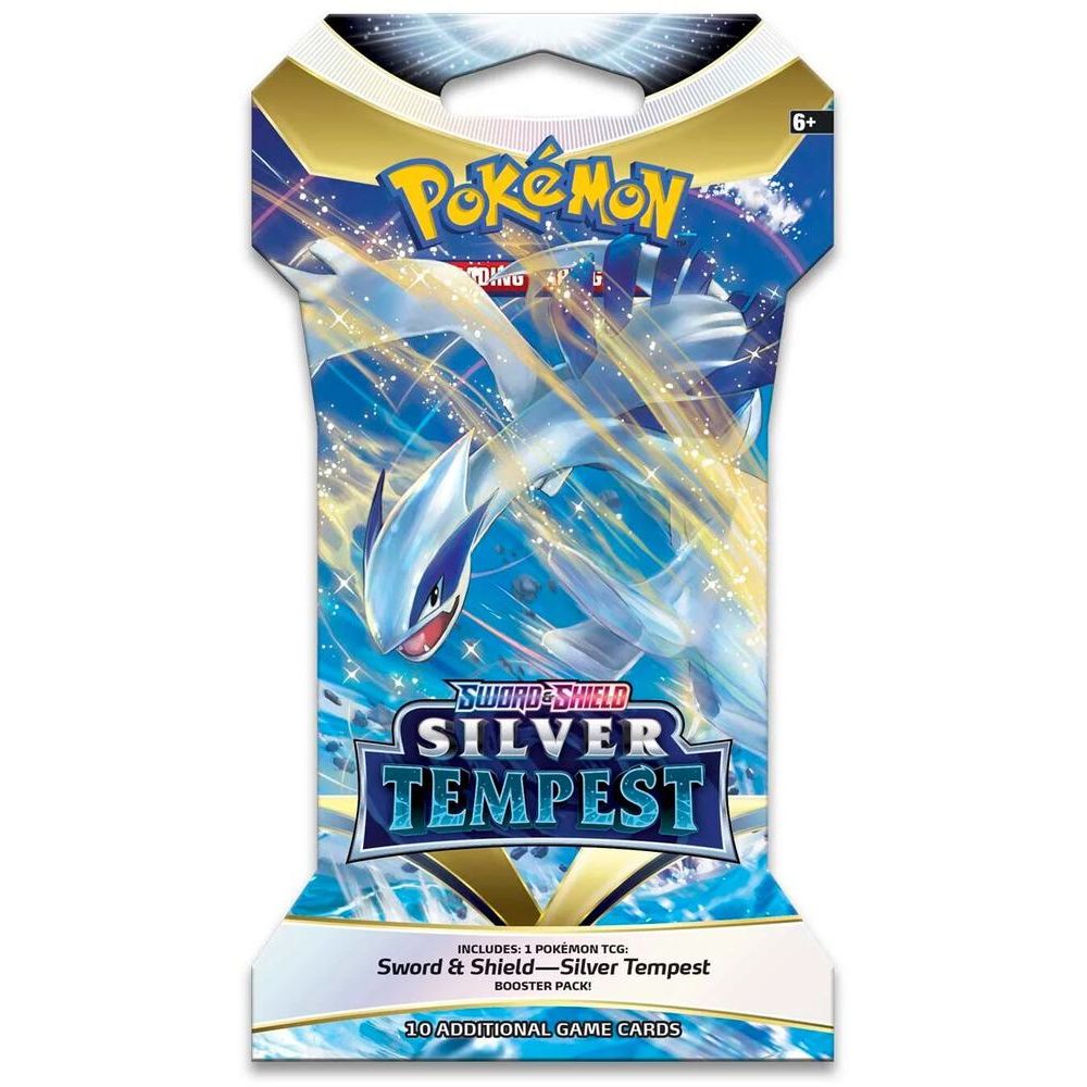 POKÉMON TCG Sword and Shield 12 - Silver Tempest Sleeved Booster Pack - PokeBox USA