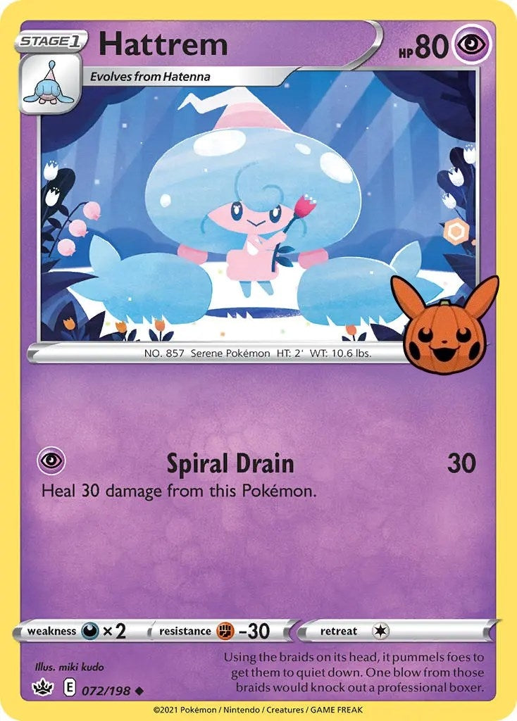 Image for Hattrem (072/198) (Trick or Trade BOOster Bundle) (TTBB) - Pokemon