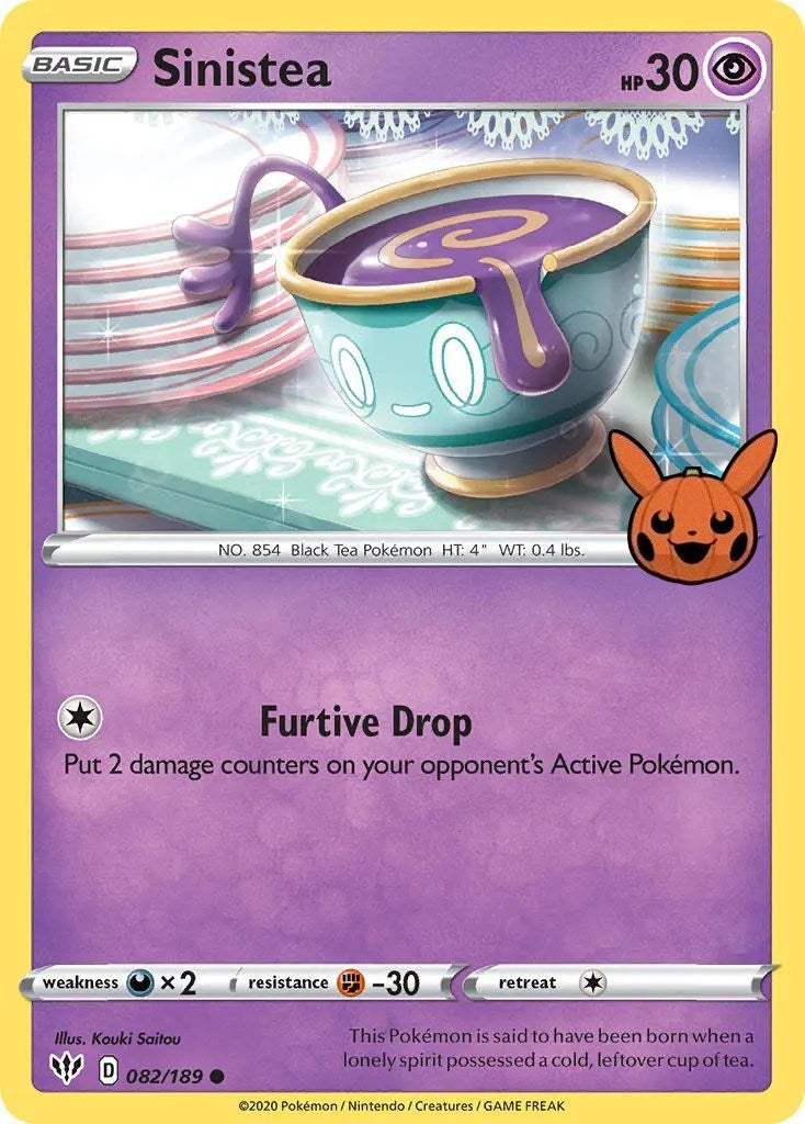 Image for Sinistea (082/189) (Trick or Trade BOOster Bundle) (TTBB) - Pokemon